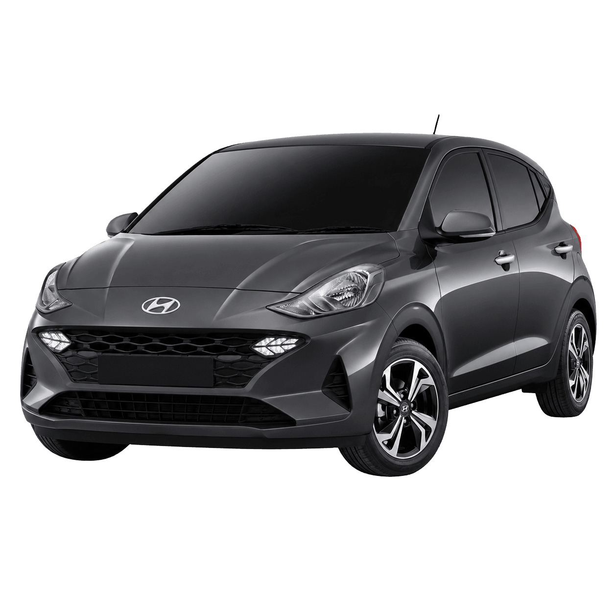 Hyundai i10 automatic compact hire car in Cardiff