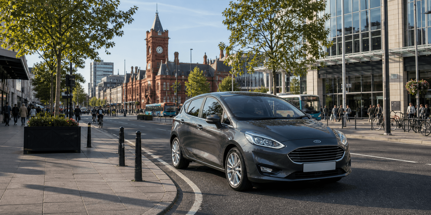 Compact hire cars prepared for everyday driving in Cardiff